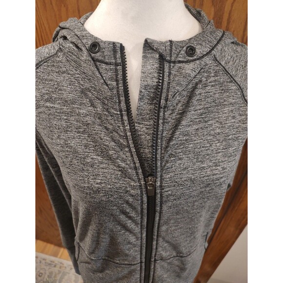 Athleta Jacket Women’s Size Med Activewear Stretch Full Zip Hoodie Pockets *Read - Picture 2 of 13